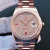 Replica Rolex Noob Day-Date 218399 RG Full Diamonds A3255