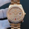 Replica Rolex Day-Date 218399 YG Full Diamonds A3255