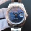 Replica Rolex DateJust 41mm 116334 SS Blue Dial Roman Markers SS Bracelet A3136