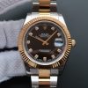 Replica Rolex DateJust 41mm 126333 Noob YG Wrapped Black Dial SS/YG Jubilee Bracelet A3136