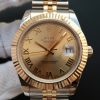 Replica Rolex Date Just II 126333 YG Dial SS/YG Bracelet A2824