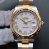 Replica Rolex DateJust II 126333 SS/YG White Dial Roman Marker SS/YG Bracelet A3136