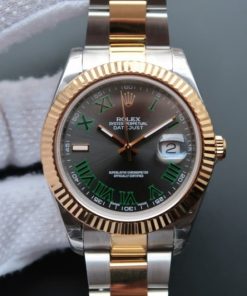 Replica Rolex DateJust II SS/YG Gray Dial on SS/YG Bracelet A3136