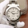 Replica Rolex DateJust 41mm 126300 Noob White Dial Roman Markers SS Bracelet A3235.