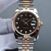 Replica Rolex DateJust 41mm 126303 Noob YG Polished Bezel Black Dial SS/YG Bracelet A2836