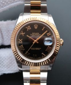 Replica Rolex DateJust II 126333 SS/YG Gray Dial Roman Markers SS/YG Bracelet