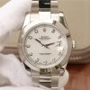 Replica Rolex DateJust 41mm 126300 Noob White Dial Diamonds Markers SS Bracelet A3235