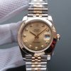 Replica Rolex DateJust 41mm 126303 Noob RG Wrapped RG Dial Diamonds Markers SS/RG Bracelet A2836