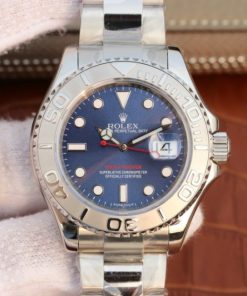 Replica Rolex Yacht-Master 116622 EW Blue Dial SS Bracelet A3135