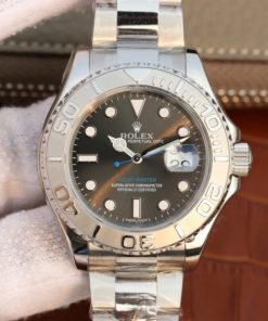 Replica Rolex Yacht-Master 116622 EW Gray Dial SS Bracelet A3135