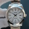 Replica Rolex DateJust 41mm 126333 EW Polished Bezel White Dial SS Bracelet A3163