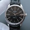 Replica Rolex MK Cellini Time 50509 SS Black Dial Leather Strap A3165