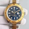 Replica Rolex Yacht-Master 16623 JF Best Edition Blue Dial SS/YG Bracelet A2836