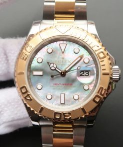 Replica Rolex Yacht-Master 16623 JF Gray MOP Dial SS/YG Bracelet A2836