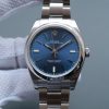 Replica Rolex Oyster Perpetual 39mm 114300 Blue Dial on SS Bracelet SH3132