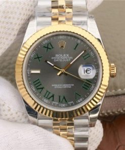 Replica Rolex DateJust SS/YG Gray Dial SS/YG Bracelet A3235