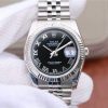 Replica Rolex DateJust 36mm SS 116234 ARF Black Dial Roman Markers 904L SS Bracelet SA3135