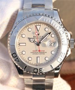 Replica Rolex Yacht-Master 116622 JF Silver Dial on SS Bracelet SH3135