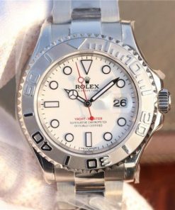 Replica Rolex Yacht-Master 116622 JF White Dial on SS Bracelet SH3135