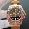 Replica Rolex GMT-Master II BP 116758 Blue/Red Crystal Bezel A2836