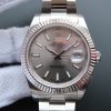 Replica Rolex DateJust II SS Fluted Bezel Gray Dial SS Bracelet A3136