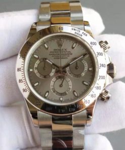 Replica Rolex Daytona 116509 Gray Dial SS Bracelet A4130