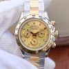 Replica Rolex Daytona 116523 Thick YG Wrapped YG Dial SS/YG Bracelet A7750