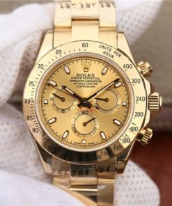 Replica Rolex Daytona YG Yellow Gold Dial BP YG Bracelet A7750