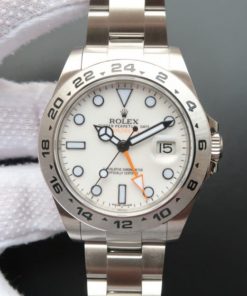 Replica Rolex Explorer II 42mm 216570 Noob White Dial A3187