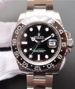 Replica Rolex GMT-Master II 116710 LN Black Ceramic Noob A3186