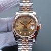 Replica Rolex DateJust 41mm 126333 Noob RG Wrapped RG Dial Diamonds Markers SS/RG Bracelet A3235