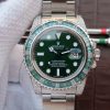 Replica Rolex Submariner 116610 LV Full Paved Diamonds Bezel Noob A2836