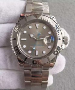 Replica Rolex Yacht-Master 116622 Noob Silver Dial SS Bracelet SA3135