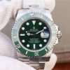 Replica Rolex Submariner 116610 LV Green Ceramic VRF SS Bracelet A2836