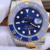 Replica Rolex Submariner 116613 LB Noob YG Wrapped Blue Dial SS/YG Bracelet A3135