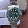 Replica Rolex Submariner 116610 LV Green Ceramic V7 Noob A3135