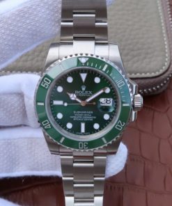 Replica Rolex Submariner 116610 LV Green Ceramic V7 Noob A3135