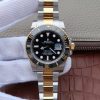 Replica Rolex Submariner 116613 LN Noob Black Dial SS/YG Bracelet A3135