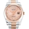 36 MM Steel & Rose Gold Rose Gold Diamond (Jubilee) Replica Rolex Datejust 116201