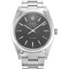 34 MM Steel (Oyster) Black Baton Replica Rolex Air-King 14000