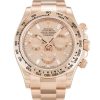 40 MM Rose Gold Rose Baton Diamond Baguette Replica Rolex Daytona 116505