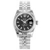 26 MM 316 Grade Stainless Steel Replica Rolex Datejust Black Ladies 179174