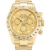 40 MM Yellow Gold Champagne Diamond Replica Rolex Daytona 116528