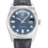 36 MM White Gold Blue Diamond Replica Rolex Day-Date 118139