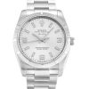 34 MM Steel (Oyster) Silver Quarter Arabic Replica Rolex Air-King 114210