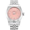 26 MM White Gold Salmon Quarter Arabic Replica Rolex Lady Oyster Perpetual 76094