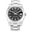 31 MM Steel Black Baton Replica Rolex Datejust Lady 178240