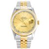 36 MM Gold Plated 316 Grade Stainless Steel Replica Rolex Datejust Two Tone 116233