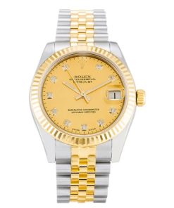 31 MM Steel & Yellow Gold Replica Rolex Datejust Lady 178273