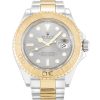 40 MM Steel & Yellow Gold Silver Replica Rolex Yacht-Master 16623